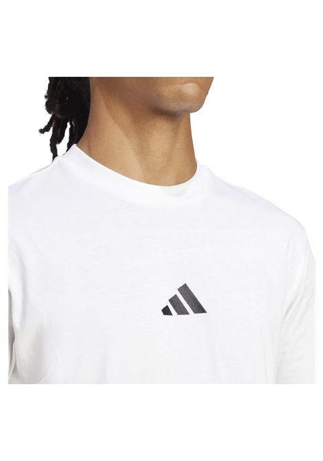 Adidas Essentials Small Logo Single Jersey T-shirt White Men ADIDAS CORE | T-shirt | JF1092-